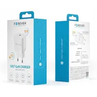 Forever Chargeur rapide TC-05 GaN PD QC, USB-C, 33 W, blanc