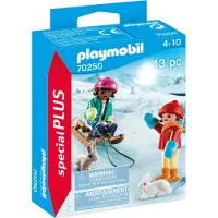 Playmobil , Enfants avec luge, Special Plus, 70250
