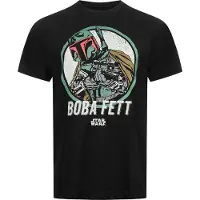 Lizenz M|STAR WARS T-shirt rétro Boba Fett pour homme POMTS079BLK
