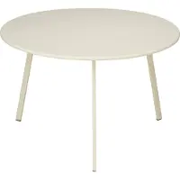 Mica Decorations Seattle : table d'appoint ronde d'extérieur - Table basse - Table de salon d'extérieur - Peut également servir de petite table pour plantes ou de support pour plantes - Métal - 38 x