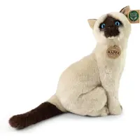 Rappa Chat siamois en peluche assis, 30 cm, ÉCOLOGIQUE