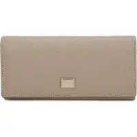 Gallantry Portefeuille femme en faux cuir - Ritsportemonnee pour argent, cartes et téléphone portable - Taupe