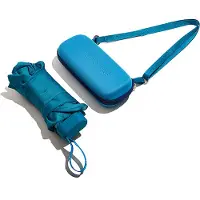 Muitomas Parapluie + Housse + Sangle de transport Bleu