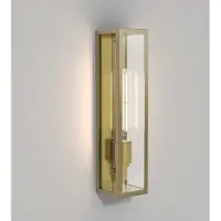 Astro Harvard - Applique murale LED d'extérieur en laiton naturel IP44, E27