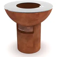 Artola De FiQ : un hybride entre un barbecue et un foyer 104 x 104 x 102 cm en tôle
