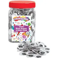 Colorations - Yeux de perruque noirs, 100pcs.