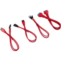 Corsair Premium Sleeved Kit d'extension pour panneau avant - 30 cm