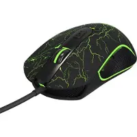 Qware Souris de jeu - modèle Eugène avec 6 boutons programmables & rétroéclairage