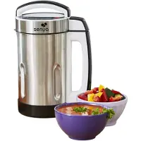 Senya Mixeur en acier inoxydable 1,6 L - Mixeur à soupe - Mixeur à smoothies Cook & Heat 1100 W