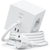 Avolt - Carregador AC Square 1 (1,8m blanc opale)