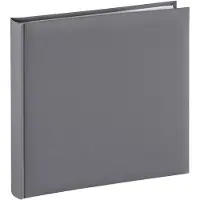 Hama Album photo Jumbo "Fine Art", 30 x 30 cm, 80 pages blanches, gris