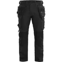 Blakläder 1750 Pantalon De Travail Denim Stretch Avec Poches À Outils - Noir - Taille 44 (XS)