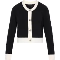 Dreimaster Klassik Cardigan 'Classic Look' bleu marine / blanc