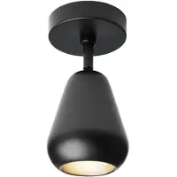 Nuura Applique Murale , Anoli Spot, dimmable, Noir, Salon / séjour, Métal, Scandinave