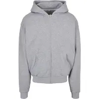 Build Your Brand Ultra Heavy Full Zip Sweatshirt Gris 5XL Homme