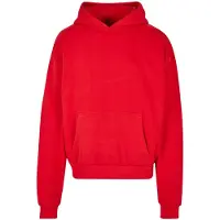 Build Your Brand Ultra Heavy Cotton Box Hoodie Rouge XL Homme