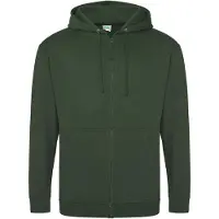 Awdis Sweat zipp? Bottle Green - JH050 - Taille 2XL