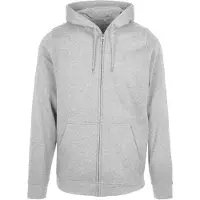 Build Your Brand Basic Full Zip Sweatshirt Gris XS Homme