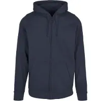 Build Your Brand Basic Full Zip Sweatshirt Bleu 4XL Homme