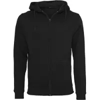 Build Your Brand Heavy Full Zip Sweatshirt Noir L Homme