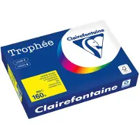 Clairefontaine Jaune soleil A4 Papier couleur 210 g/m² (250 feuilles)