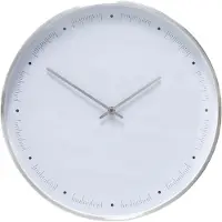 Hubsch Horloge Blanche | 130503
