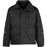 Storvik Veste de travail Caton noire