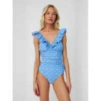 Crãs Maillot de bain azur / blanc