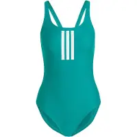 Adidas Maillot de bain sport émeraude / blanc