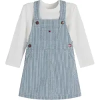 Tommy Hilfiger Set - Blouse/Spancer - Light Blue Rayures de chem - - 74 - Robe