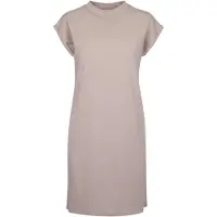 Build Your Brand Robe manches retroussées Dusk Rose - Build Your Brand BY101 - Taille L