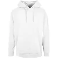 Build Your Brand Basic Oversize Hoodie Blanc XL Homme