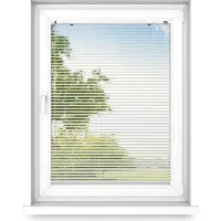 Fart Produkt time4blinds – Store Occultant sans Percage – Store Enrouleur – Adhésive, Cassette Aluminium – Éclat Argenté, Gauche, 1800x2100