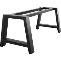 MetaloPro Ksora Extreme – Pieds de table métalliques en forme de A, finition thermolaquée, design industriel robuste, pour tables de salle à manger et tables de travail - 180 x 80 x 72 cm