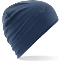 Beechfield Bonnet en laine Merino Steel Blue - Beechfield BF370