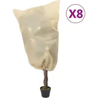 vidaXL Housses de protection pour plantes avec cordon de serrage 8 pcs