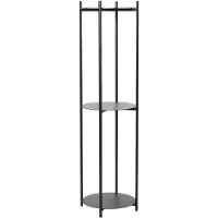 Hubsch Cylindre D'étagère Standard Noir | 020703
