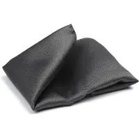 Suitable Pochette de Costume Soie Anthracite