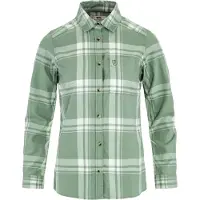 Fjällräven - Chemise en coton biologique - Övik Lite Flannel Shirt W Lavender Mist Eggshell pour Femme en Coton - Taille M - Violet