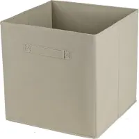 DOCHTMANN Boîte pour callax, boîte de rangement textile, beige 31x31x31cm