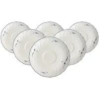 Villeroy & Boch Vieux Luxembourg Set De 6 Soucoupes Pour Tasses À Thé
