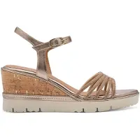 Tamaris Sandales à lanières bronze