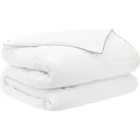 vidaXL Couverture d'été blanche 220 x 260 cm en fibre de bambou