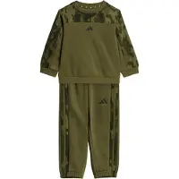 Adidas Survêtement 'Seasonal Essentials' olive / jade