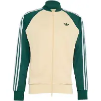 Adidas Originals Veste de survêtement 'SST' chamois / émeraude / blanc
