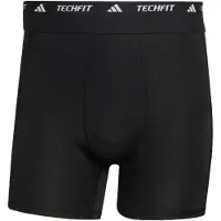 Adidas Pantalon de sport 'TECHFIT HYBRID SHORT' noir / blanc