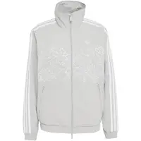 Adidas Veste mi-saison 'Firebird' gris clair / blanc