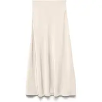 Vero Moda Miro High Waist Long Skirt Beige L Femme