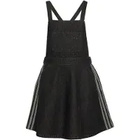 Adidas Denim Dungarees Sleeveless Short Dress Noir 7-8 Years Fille