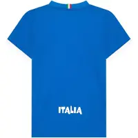 FIGC Maillot de football Italie Enfants - Taille 116 à 164 - Merchandising officiel - Bleu - Polyester